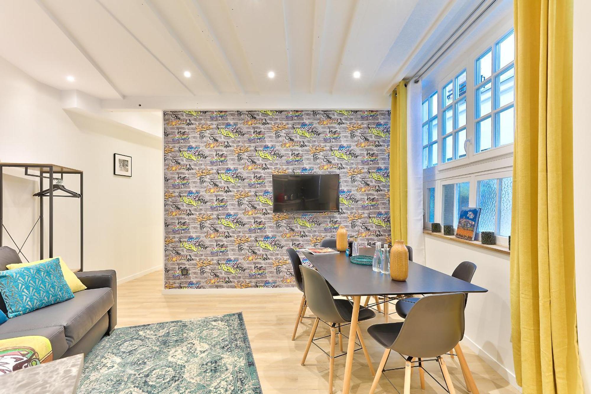 125 - Urban Montorgueil Street Art Apartment Париж Екстериор снимка